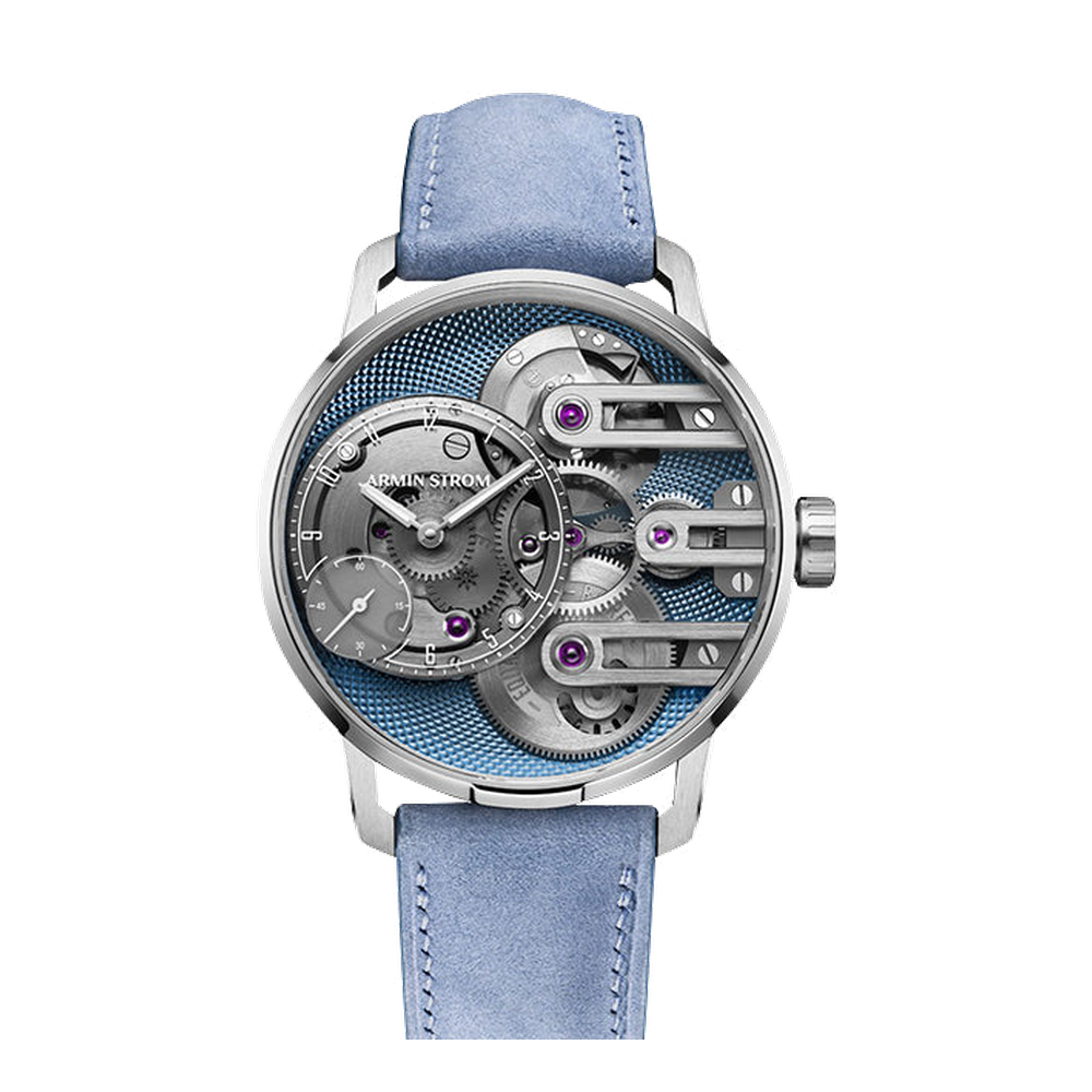 Armin Strom Gravity Equal Force Ultimate Sapphire Blue Skeletonised / Openwork Dial Straps