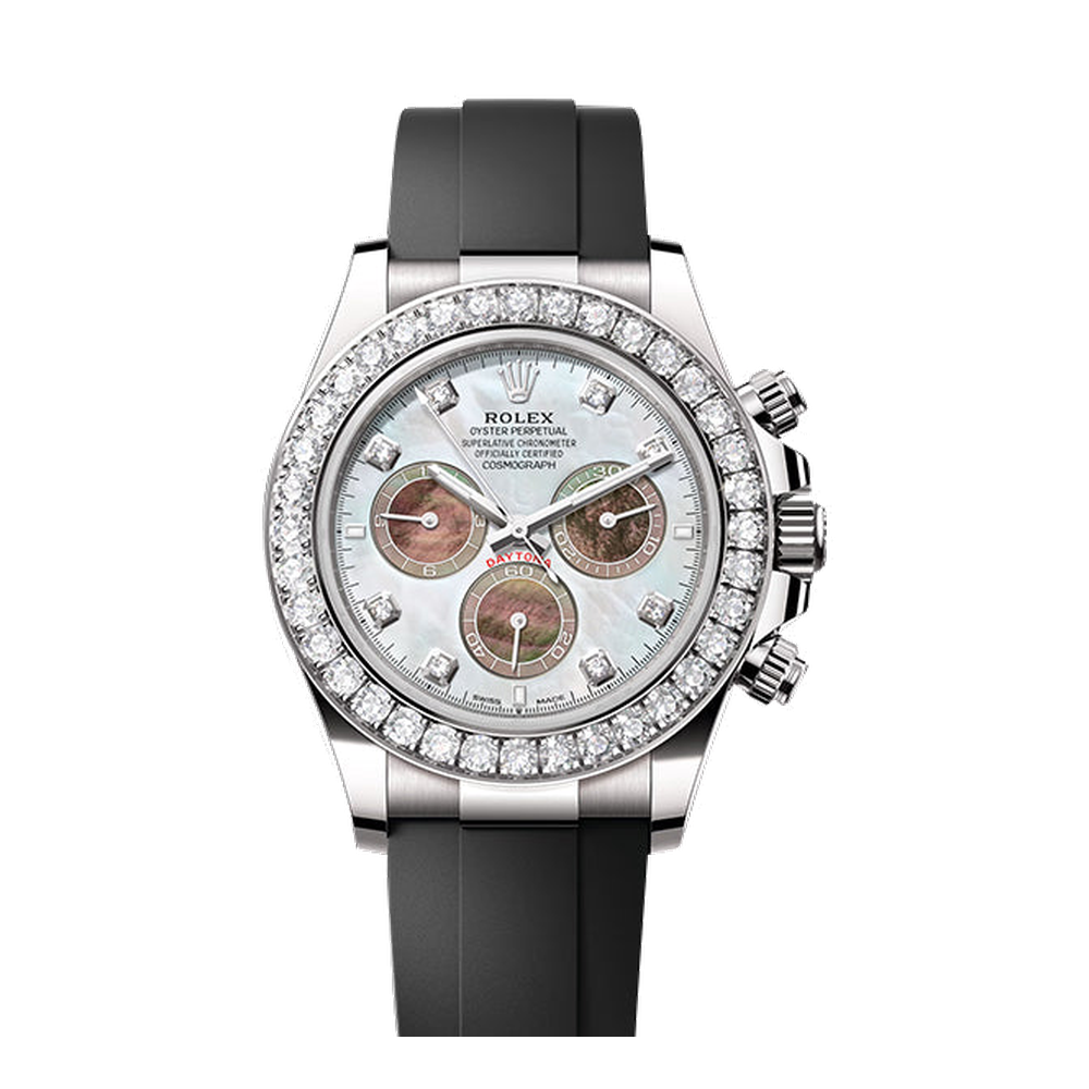 Rolex Cosmograph Daytona White Gold - Diamond / Panda MOP - Diamond / Oysterflex