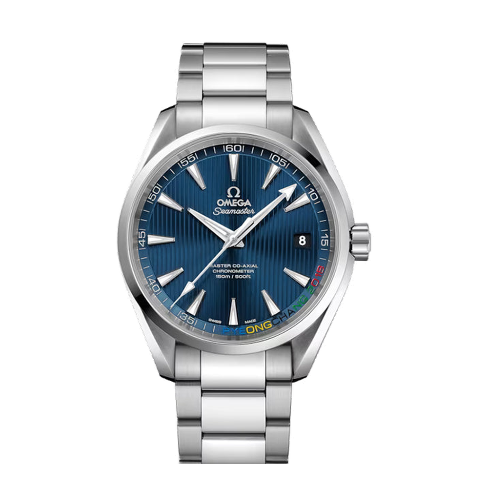 Omega Seamaster Aqua Terra 150M Blue/Navy Dial Straps