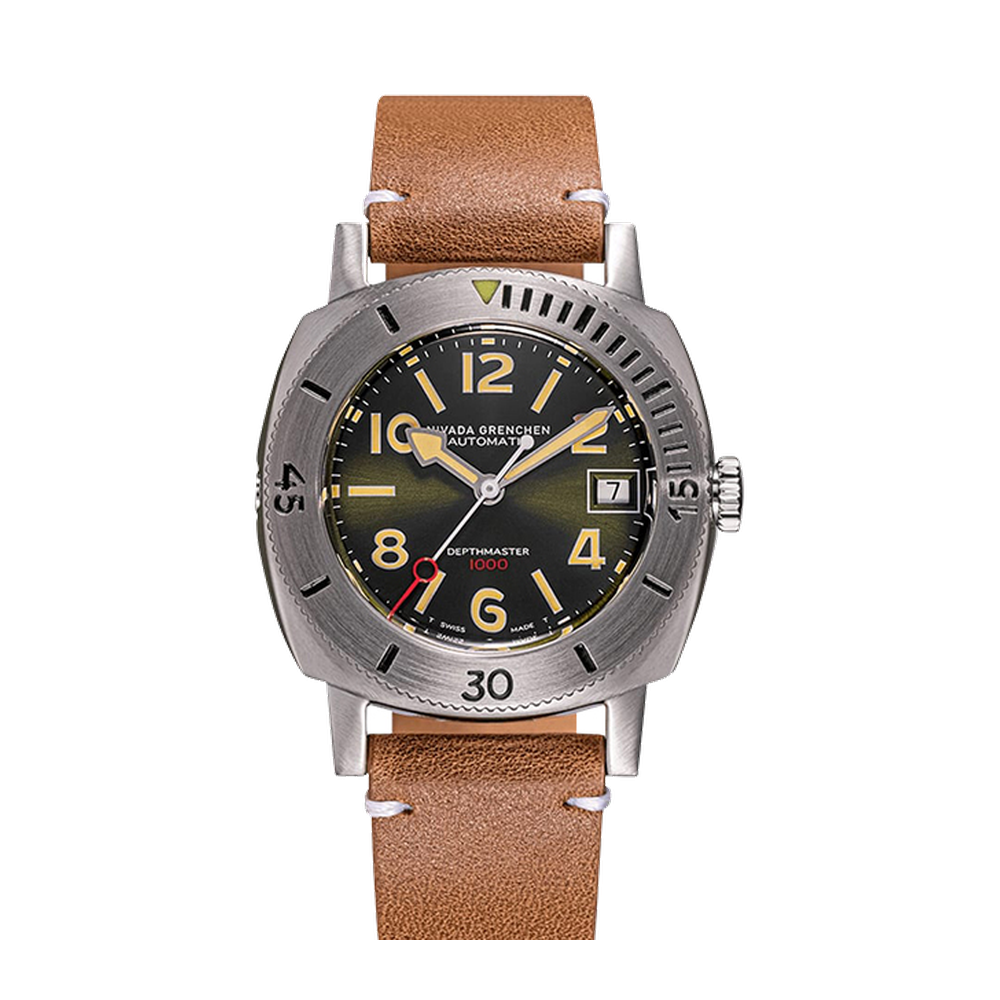 Nivada Grenchen Depthmaster Numerals - Green