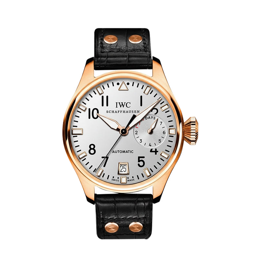 IWC Big Pilot Rose Gold / Silver / Andrea Concato Grey Dial Straps
