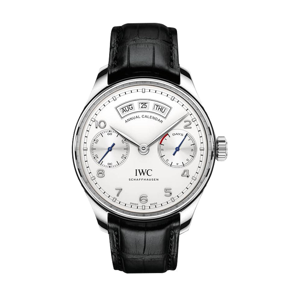 IWC Portugieser Annual Calendar Stainless Steel / Silver