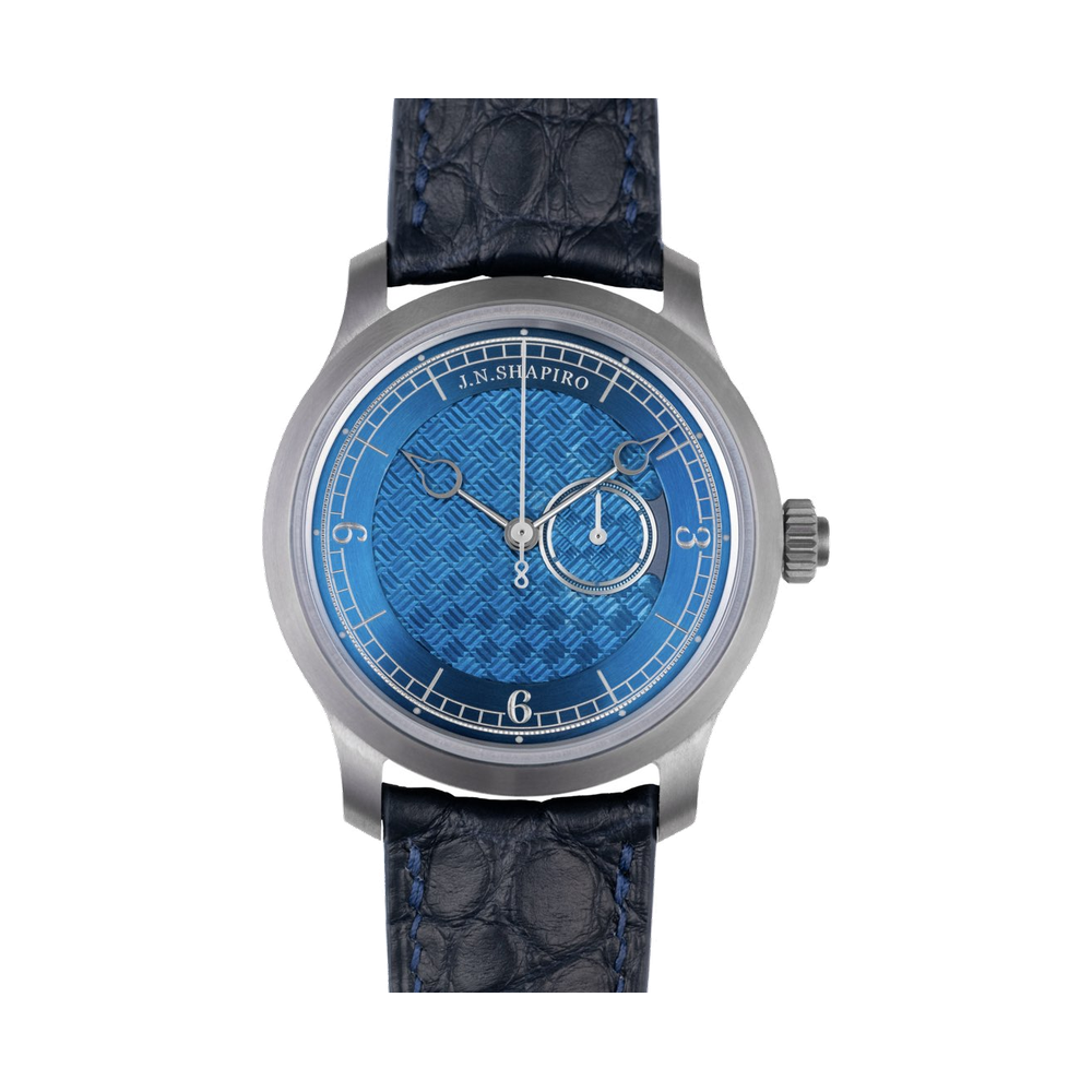 JN Shapiro Infinity Radiant Zirconium Blue/Navy Dial Straps