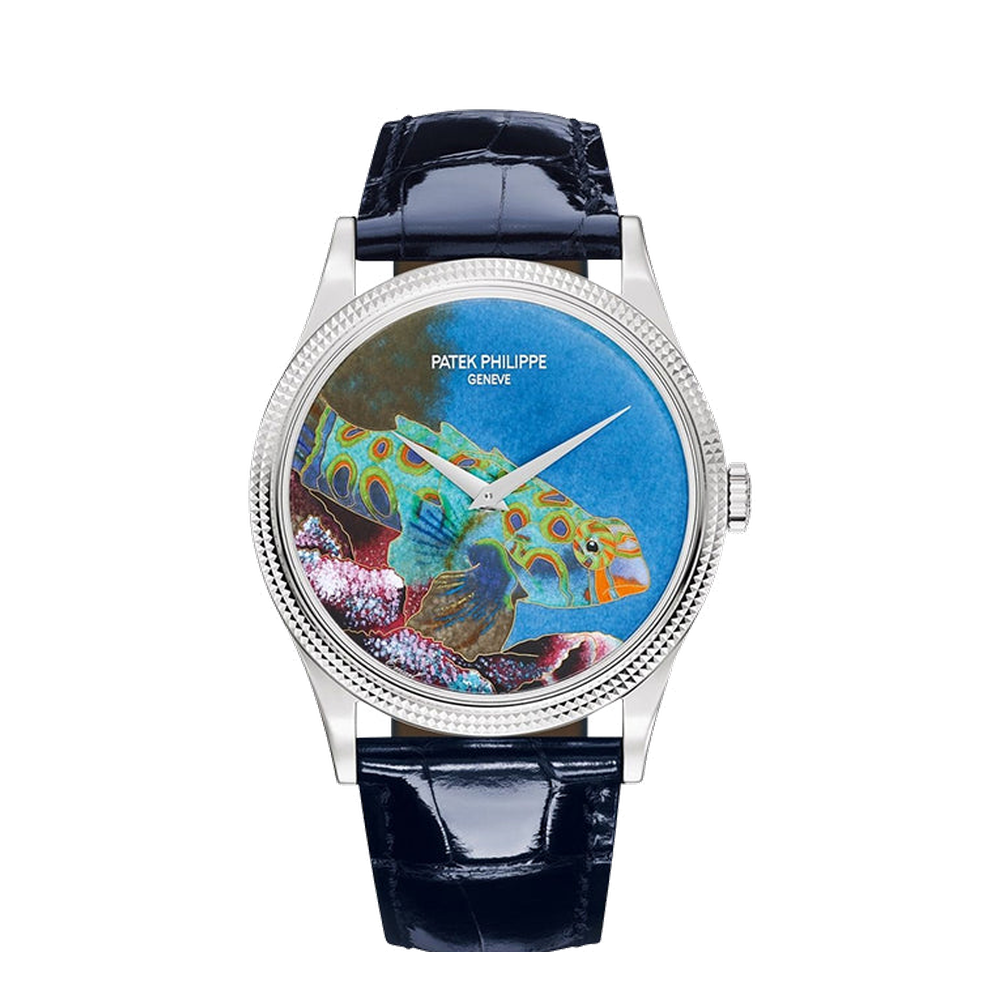 Patek Philippe Calatrava 5177G Italian Scenes/Tropical Fish Multi Dial Straps