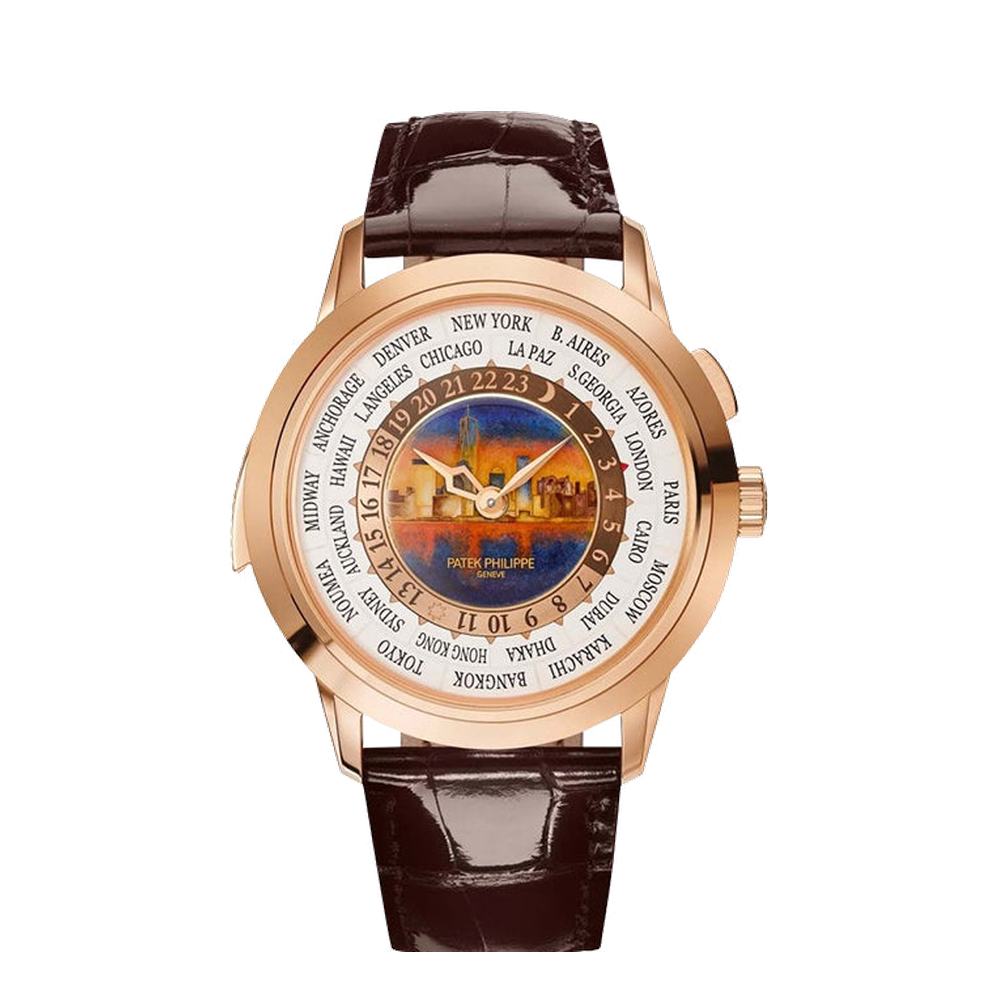 Patek Philippe World Time Minute Repeater Rose Gold / New York Nighttime