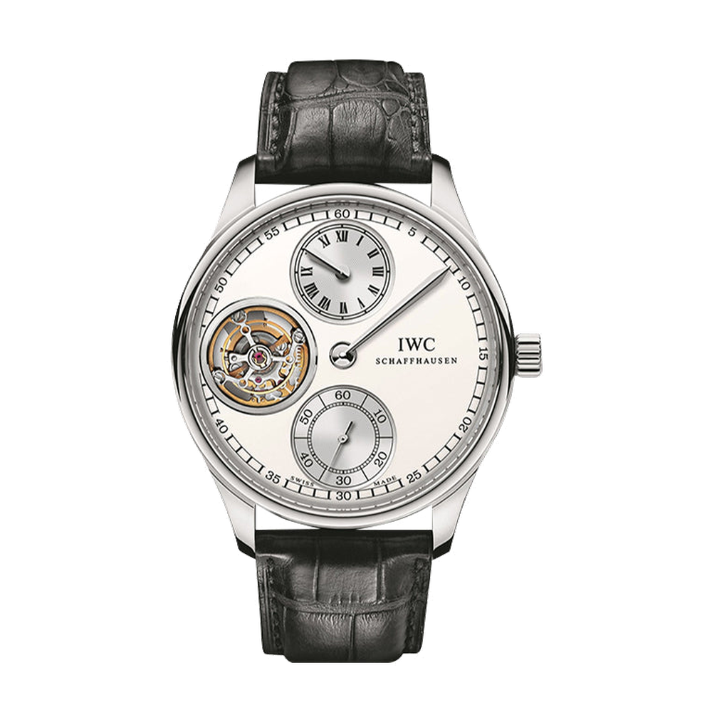 IWC Portugieser Regulateur Tourbillon Platinum / Silver