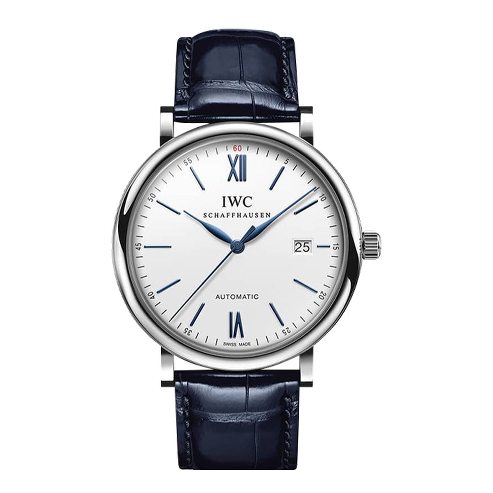 IWC Portofino Automatic Stainless Steel / Silver - Blue
