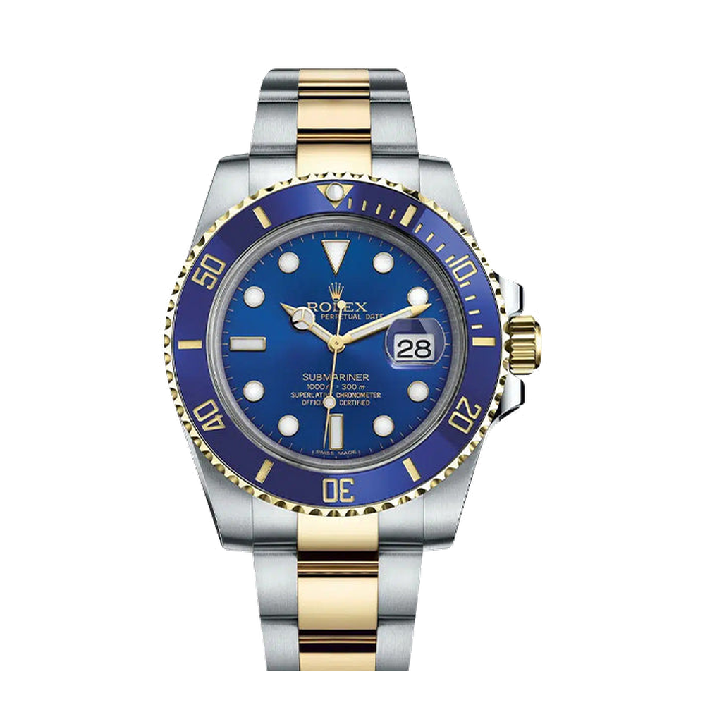 Rolex Submariner Date Rolesor / Blue / Cerachrom Blue/Navy Dial Straps
