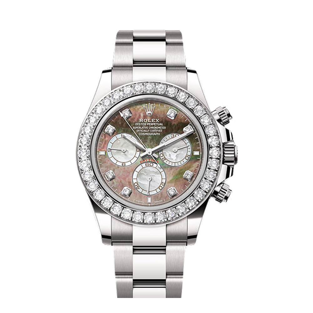 Rolex Cosmograph Daytona White Gold - Diamond / Reverse Panda MOP - Diamond / Oyster