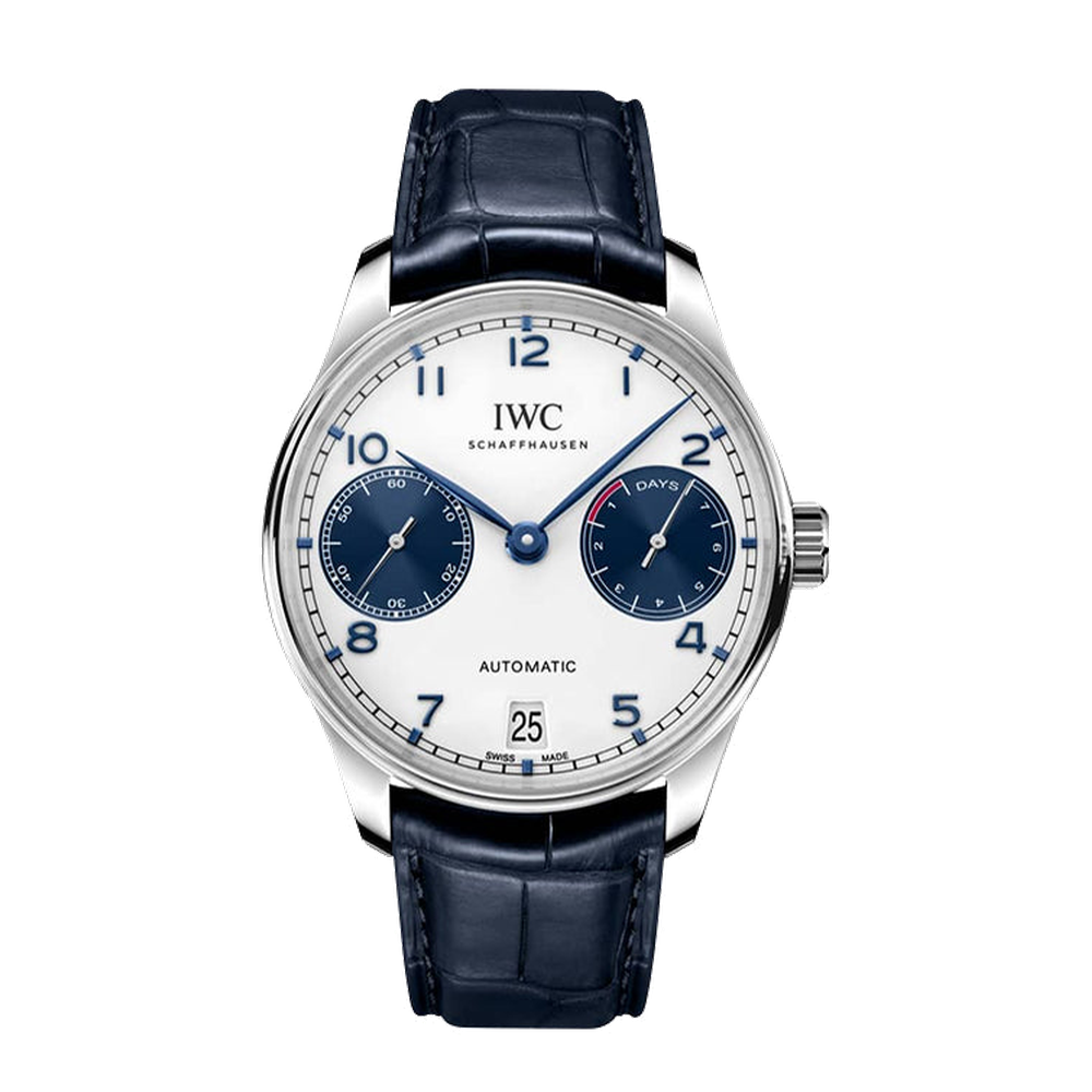 IWC Portugieser Automatic 5007 Stainless Steel / Silver - Blue