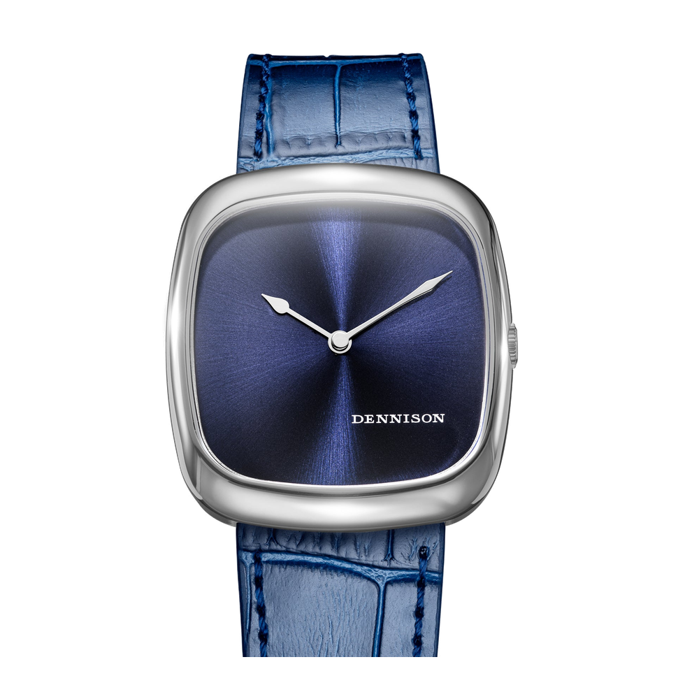 Dennison Sunray Blue In Steel Blue/Navy Dial Straps