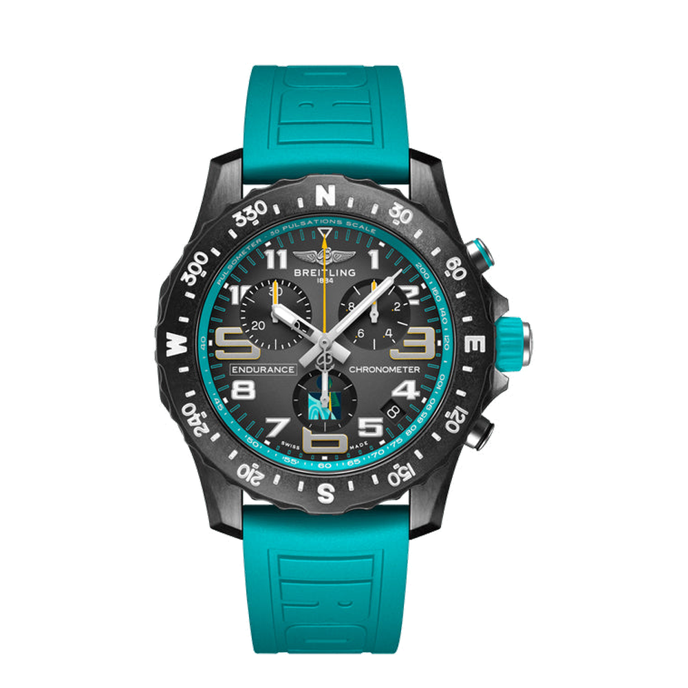 Breitling Endurance Pro Ironman 70.3 World Championship 2023 Black Dial Straps