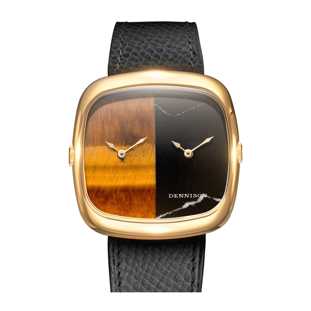 Dennison Tiger Eye & Marble In Gold