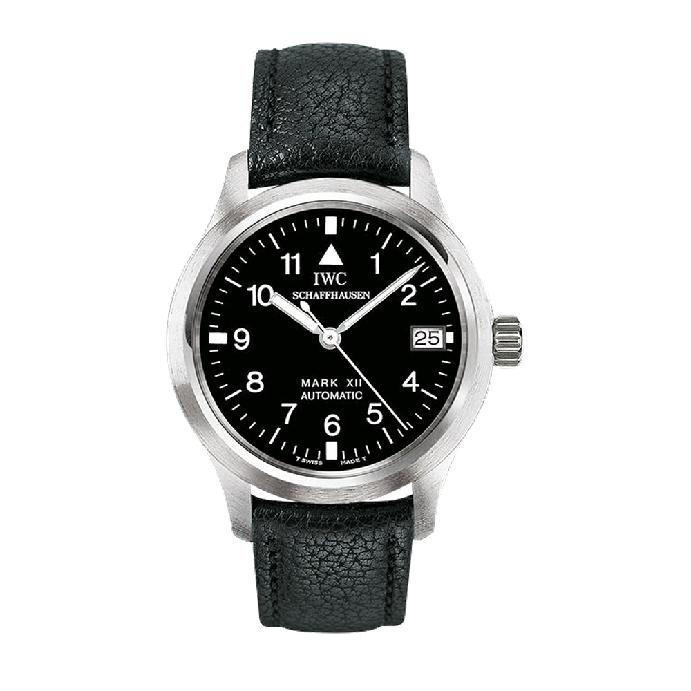 IWC Pilot's Watch Mark XII Stainless Steel / Black / Strap