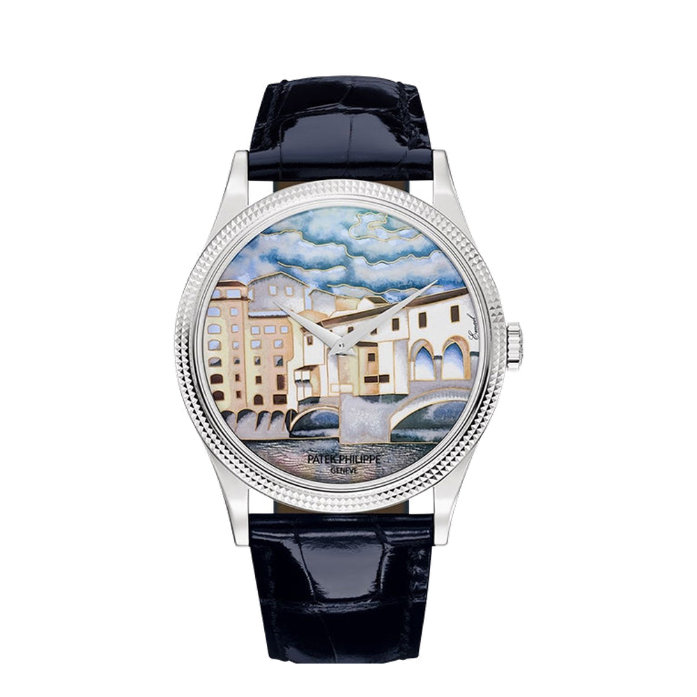 Patek Philippe Calatrava 5177G Italian Scenes / Ponte Vecchio