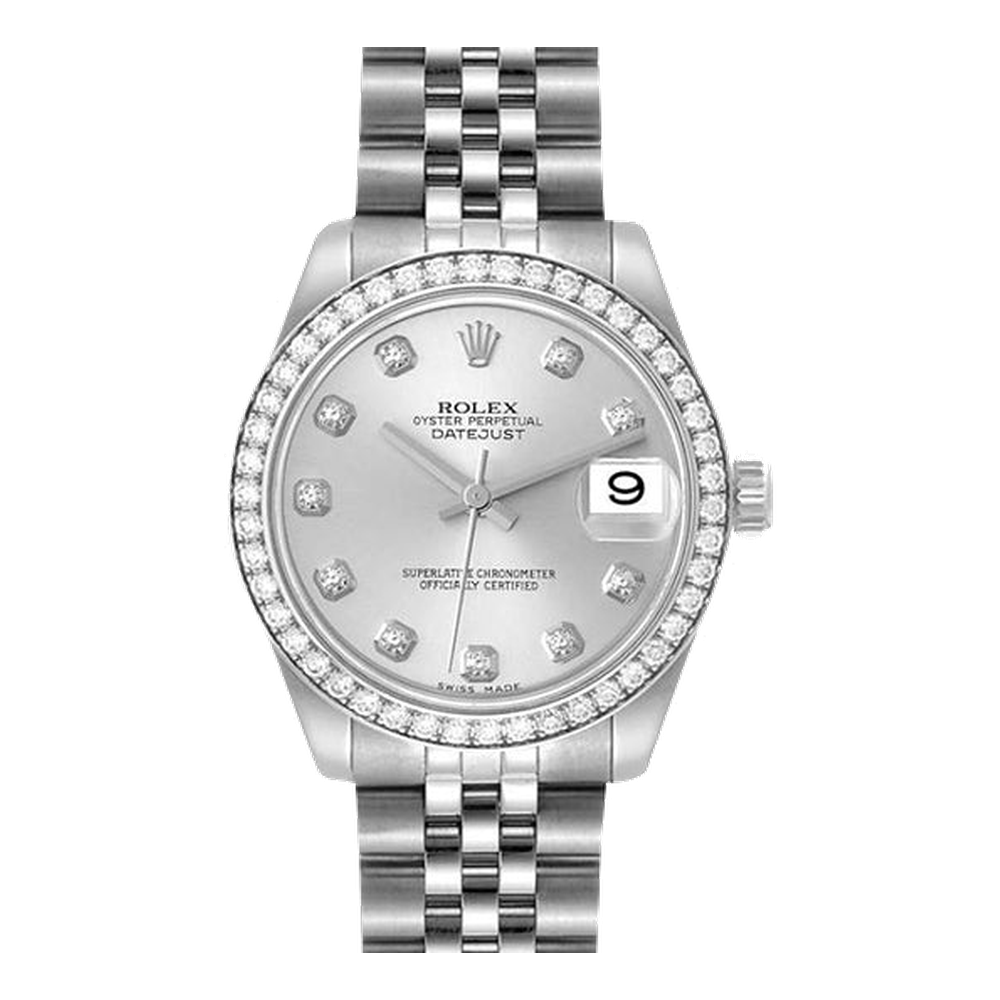 Rolex Datejust 31 Stainless Steel Diamond / Jubilee / Silver - Diamond