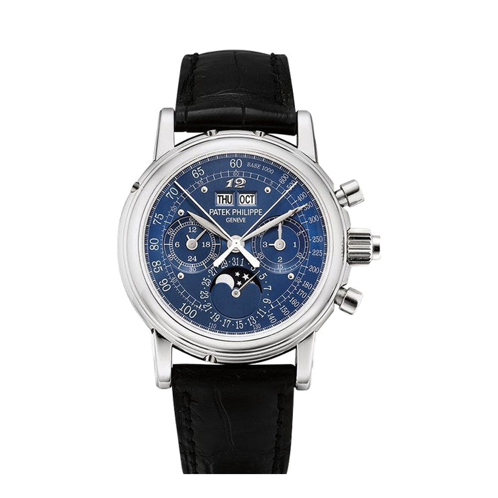 Patek Philippe Perpetual Calendar Split Seconds Chronograph 5004P Blue Eric Clapton