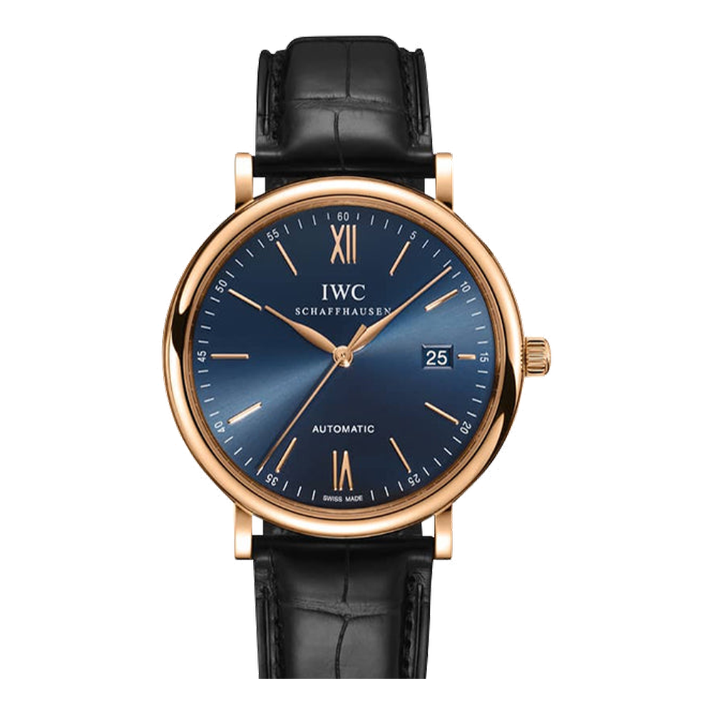 IWC Portofino Automatic Red Gold / Blue
