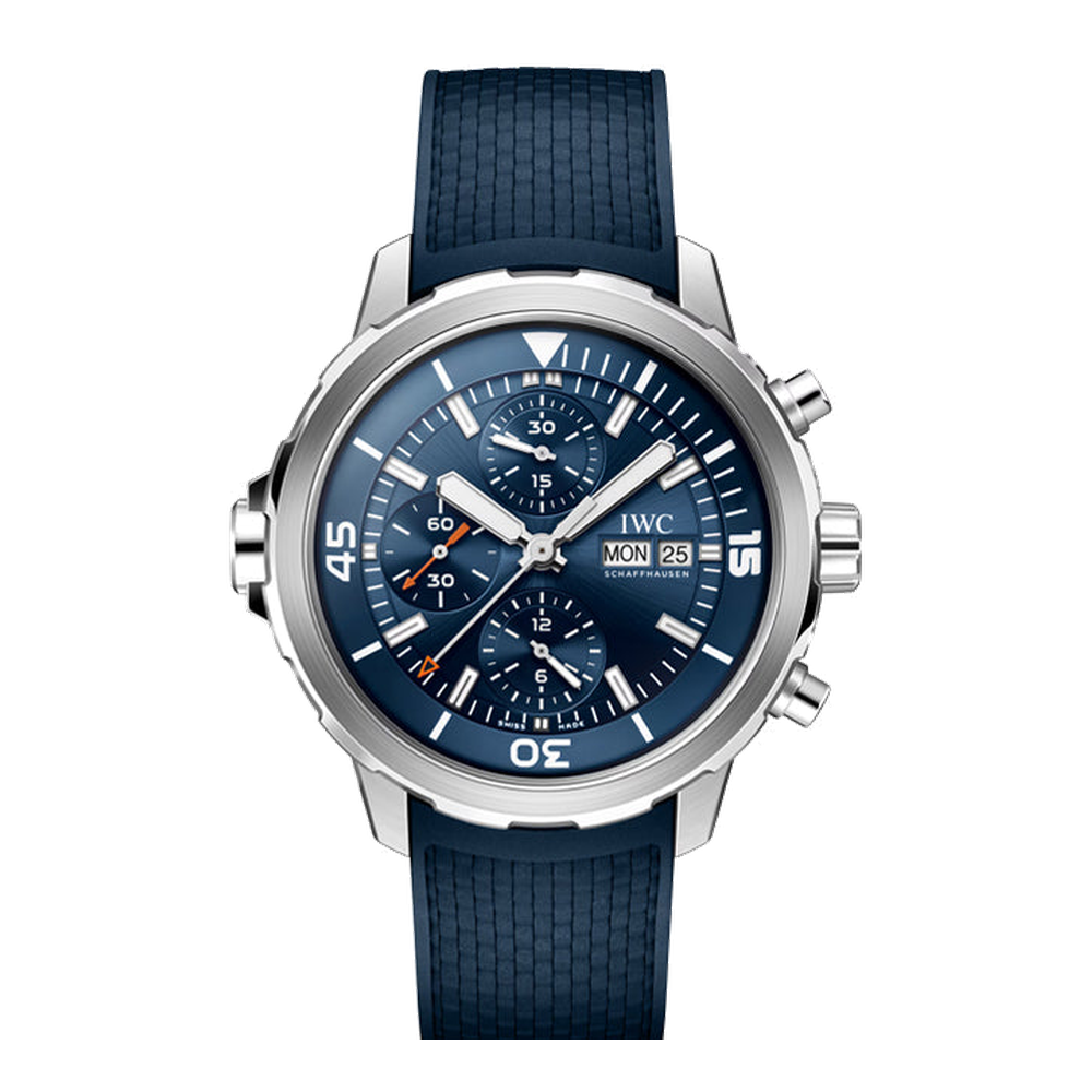 IWC Aquatimer Chronograph Blue/Navy Dial Straps