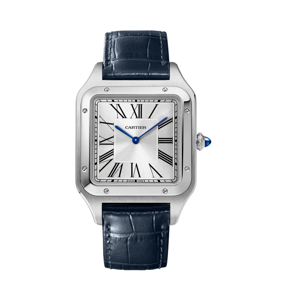 Cartier Santos Dumont XL White Dial Straps