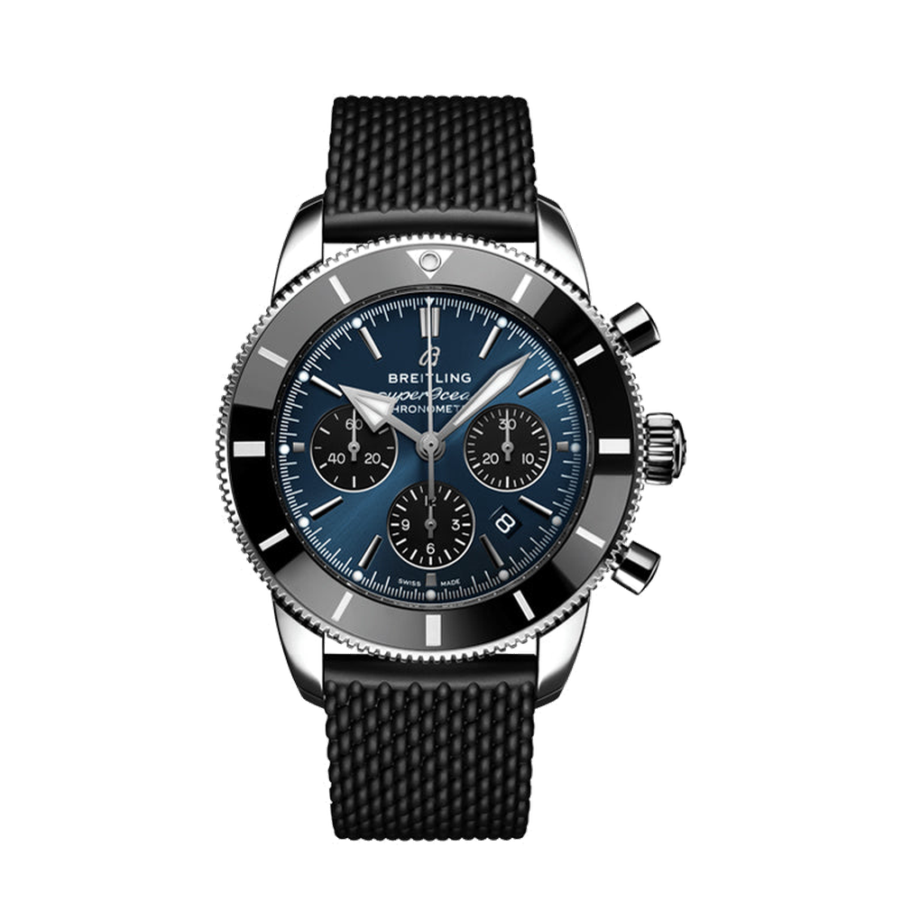 Breitling Superocean Heritage B01 Chronograph 44 Blue / Navy Dial Straps