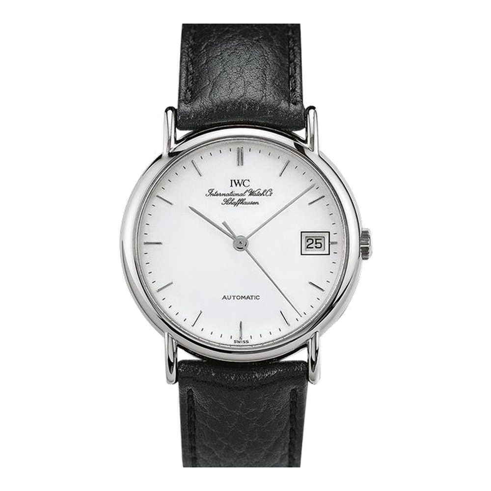 IWC Portofino Automatic Stainless Steel / White / Strap White Dial Straps