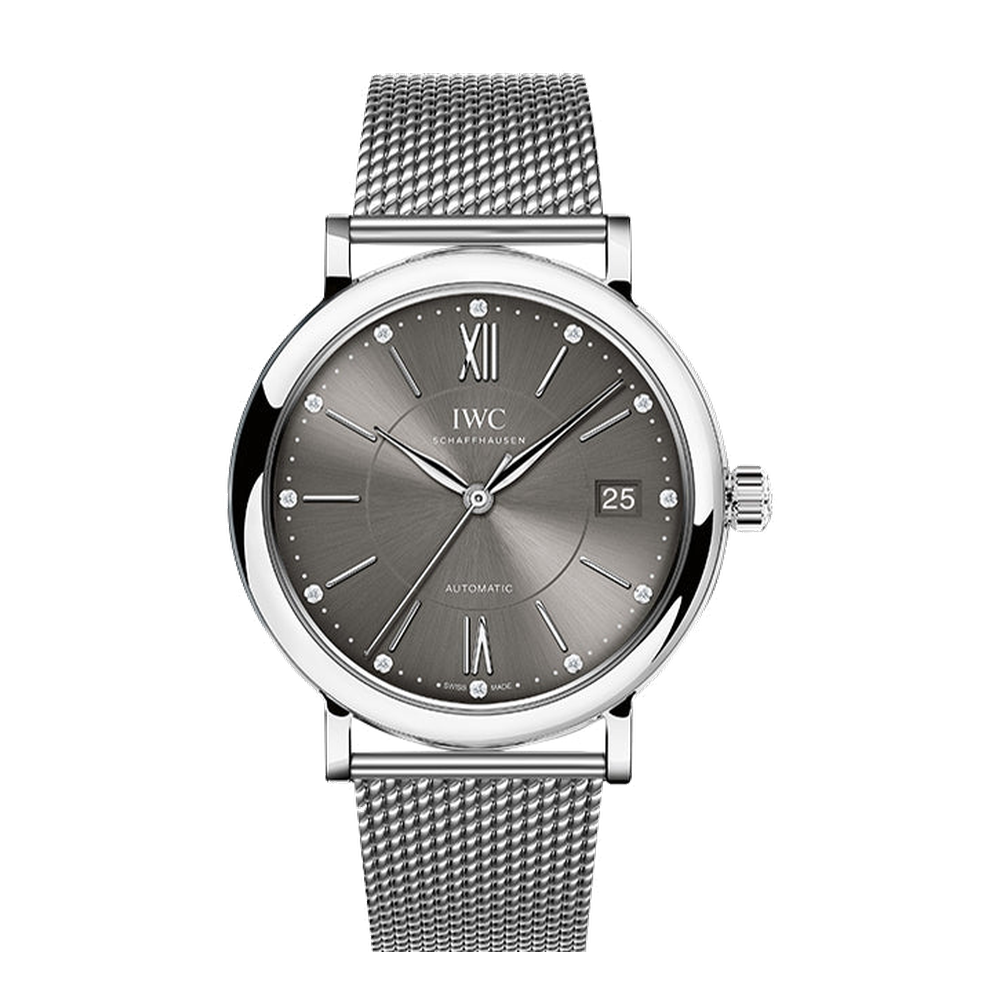 IWC Portofino Automatic 37 Stainless Steel / Ardoise / Milanese