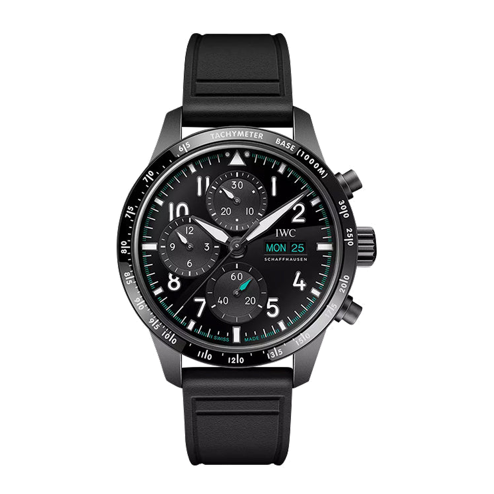 IWC Pilot's Watch Performance Chronograph Ceratanium / Black / Rubber