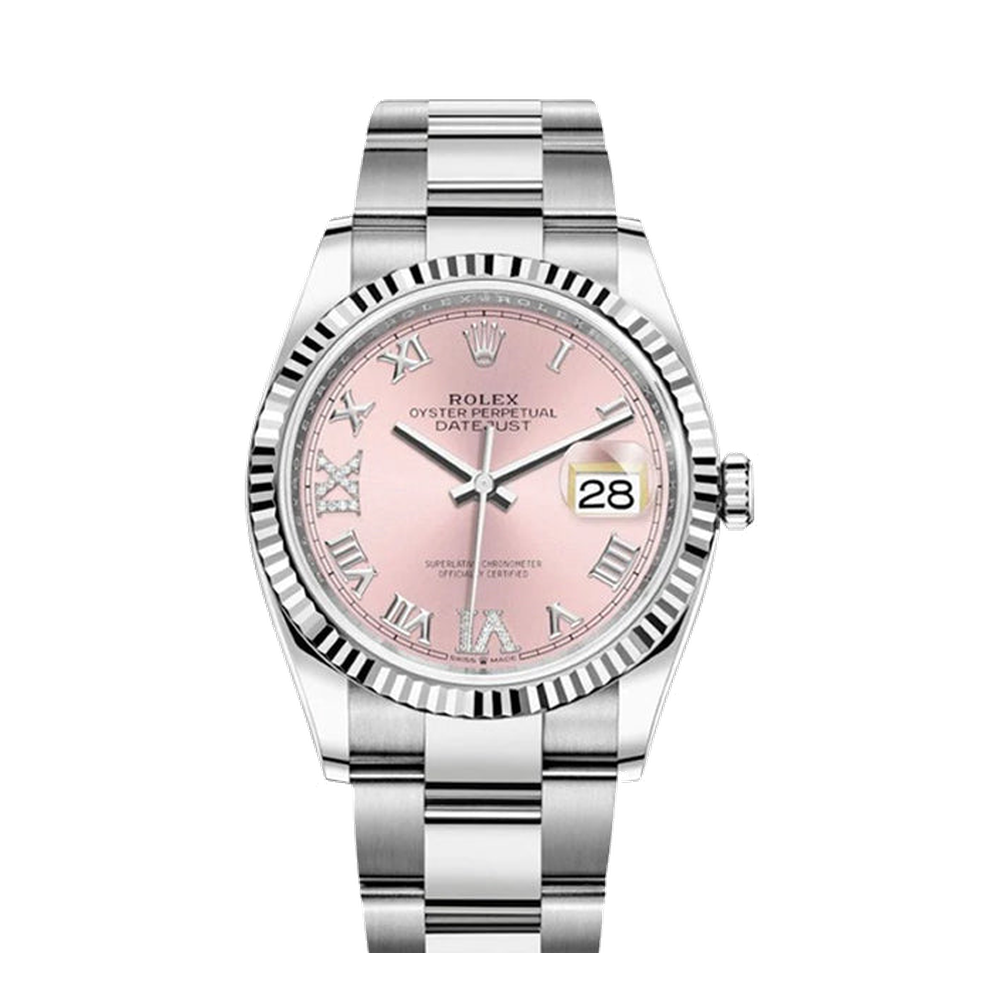 Rolex Datejust 36 Rolesor Everose Fluted / Jubilee / Pink Computer