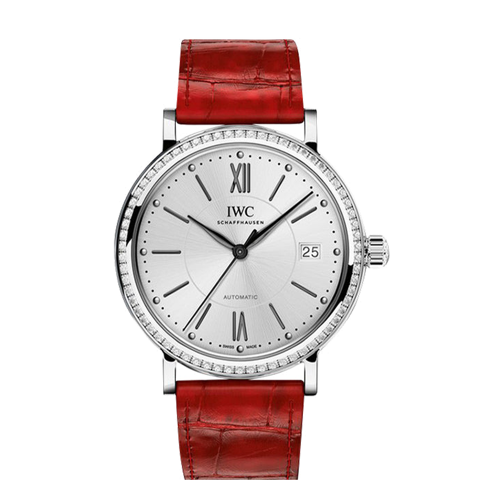IWC Portofino Automatic 37 Stainless Steel / Diamond / Silver