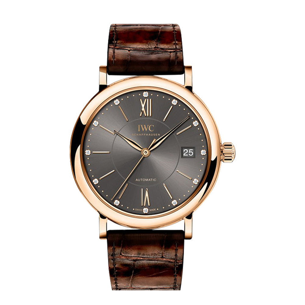 IWC Portofino Automatic 37 Red Gold / Ardoise