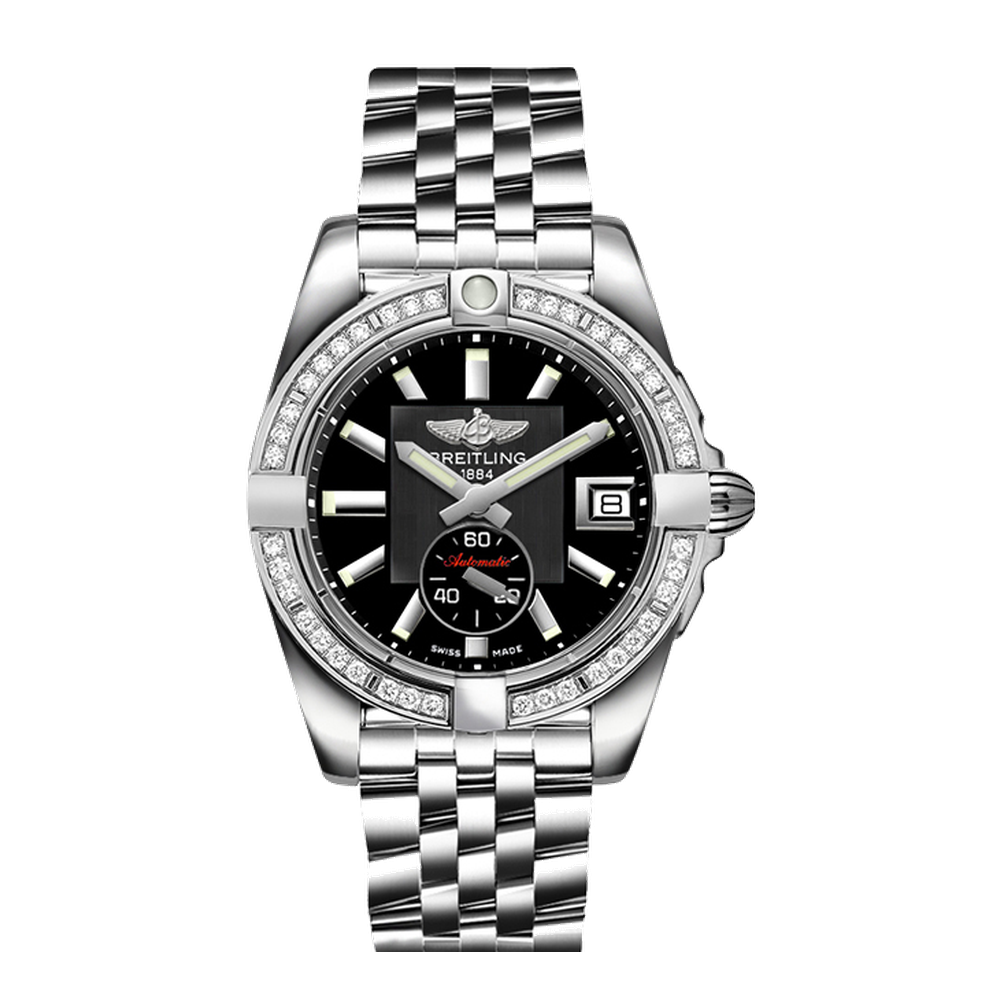 Breitling Automatic Stainless Steel / Diamond / Volcano Black Diamond