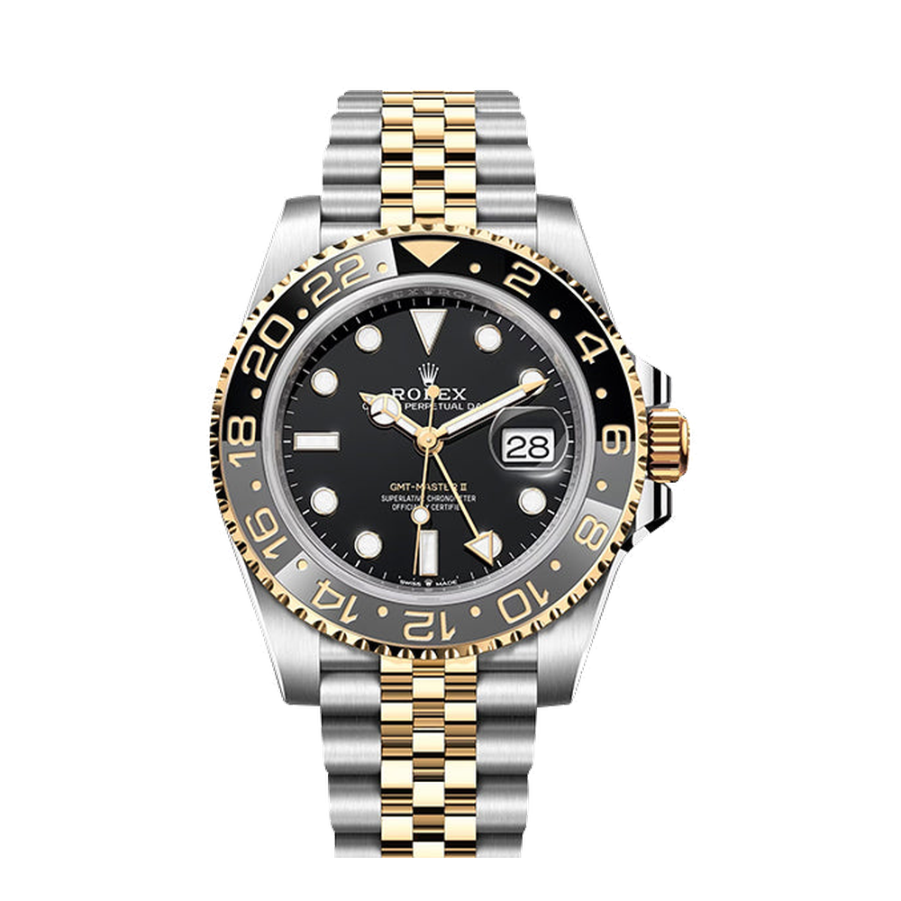 Rolex GMT-Master II Stainless Steel / Yellow Gold / GRNR / Jubilee