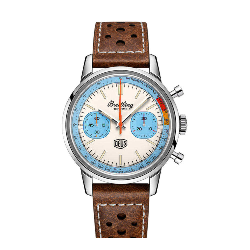 Breitling Top Time Deus White Dial Straps