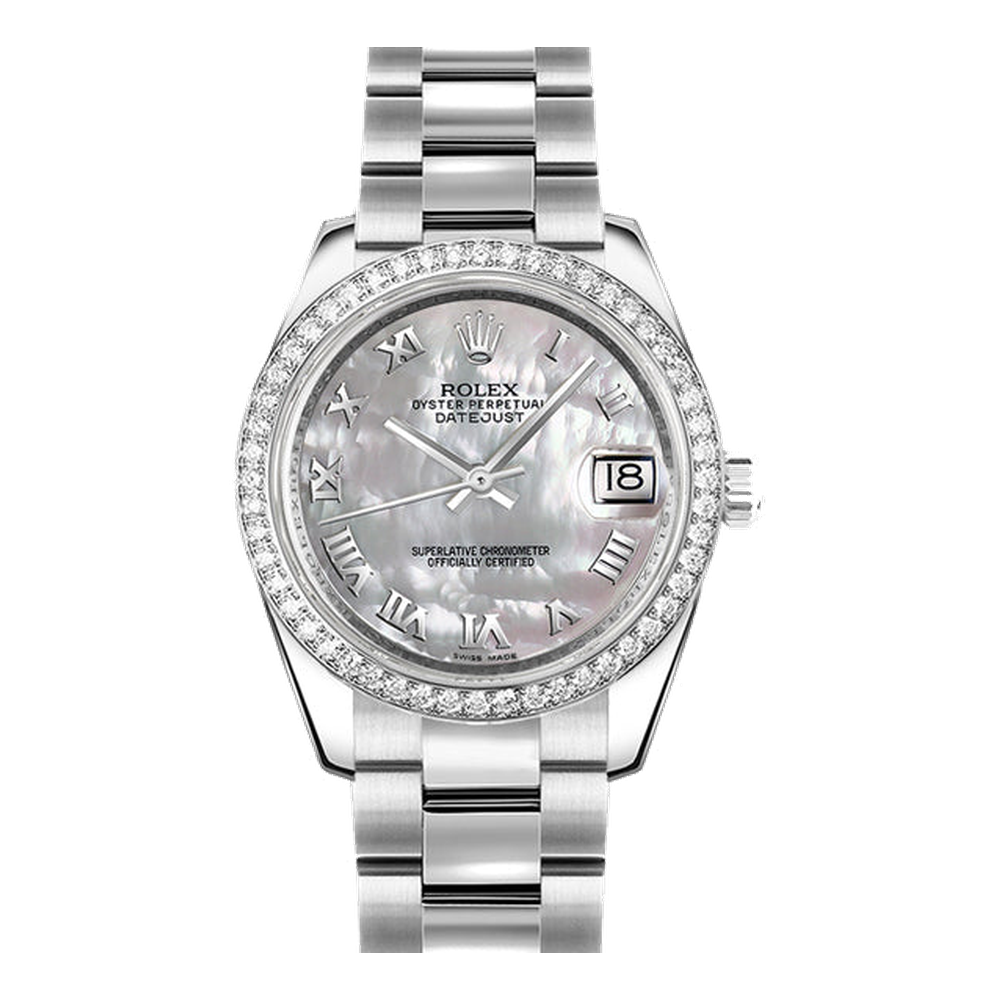 Rolex Datejust 31 Stainless Steel Diamond / Oyster / MOP - Roman