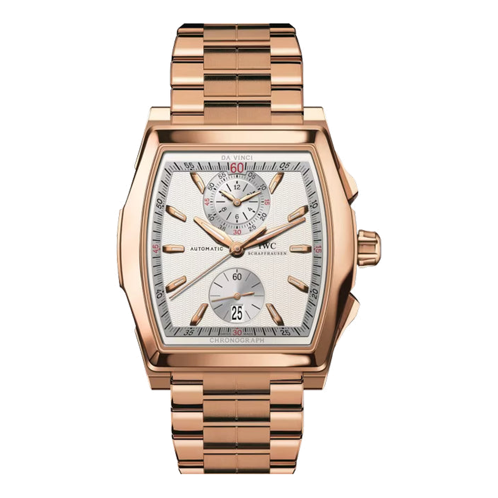 IWC Da Vinci Chronograph White Dial Straps