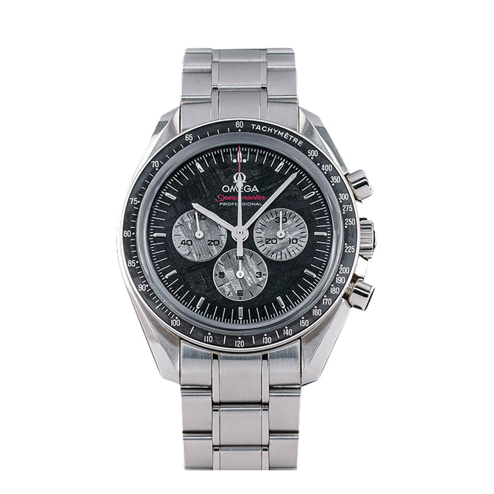 Omega Speedmaster Professional Moonwatch Apollo-Soyuz 35th Anniversary Black Dial Straps