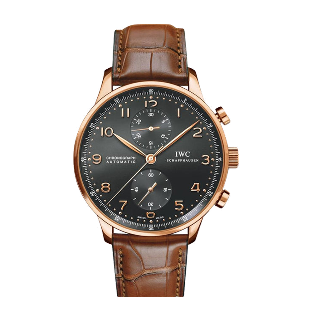 IWC Portuguese Chrono-Automatic Rose Gold / Black