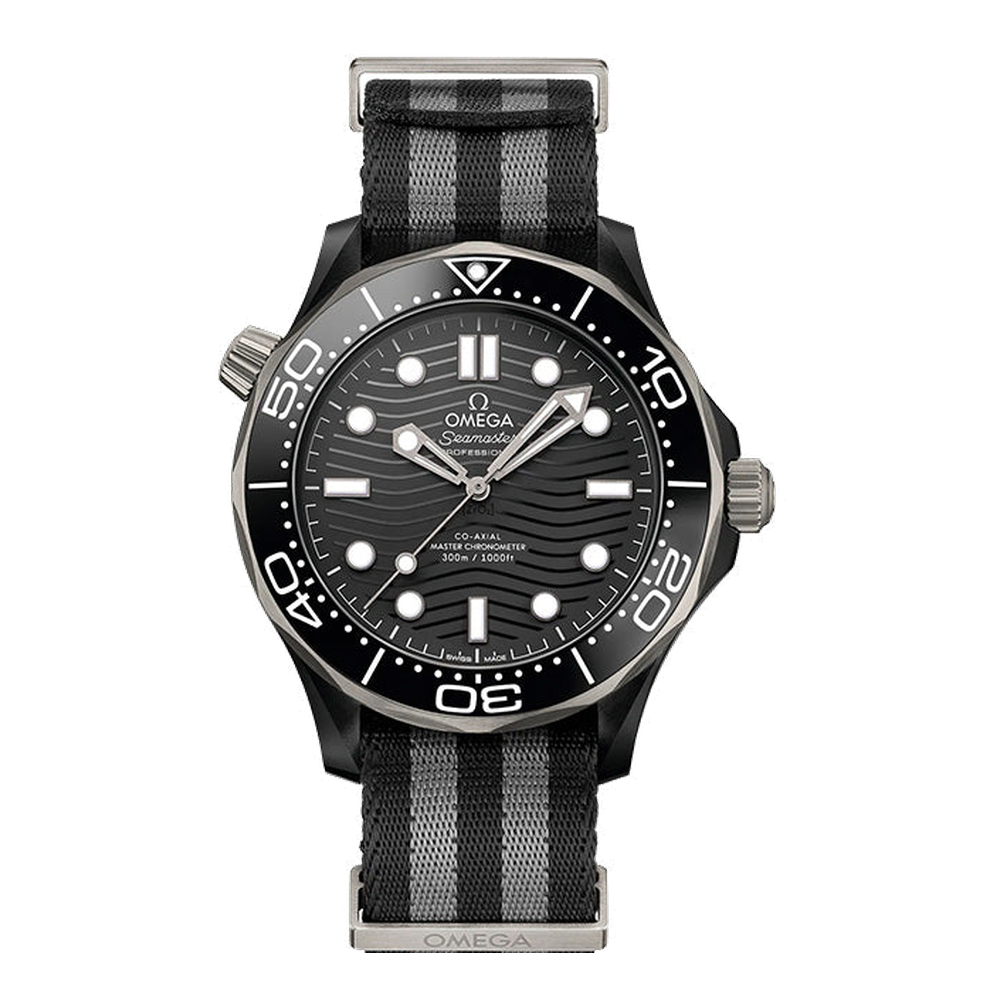 Omega Diver 300M Black Dial Straps