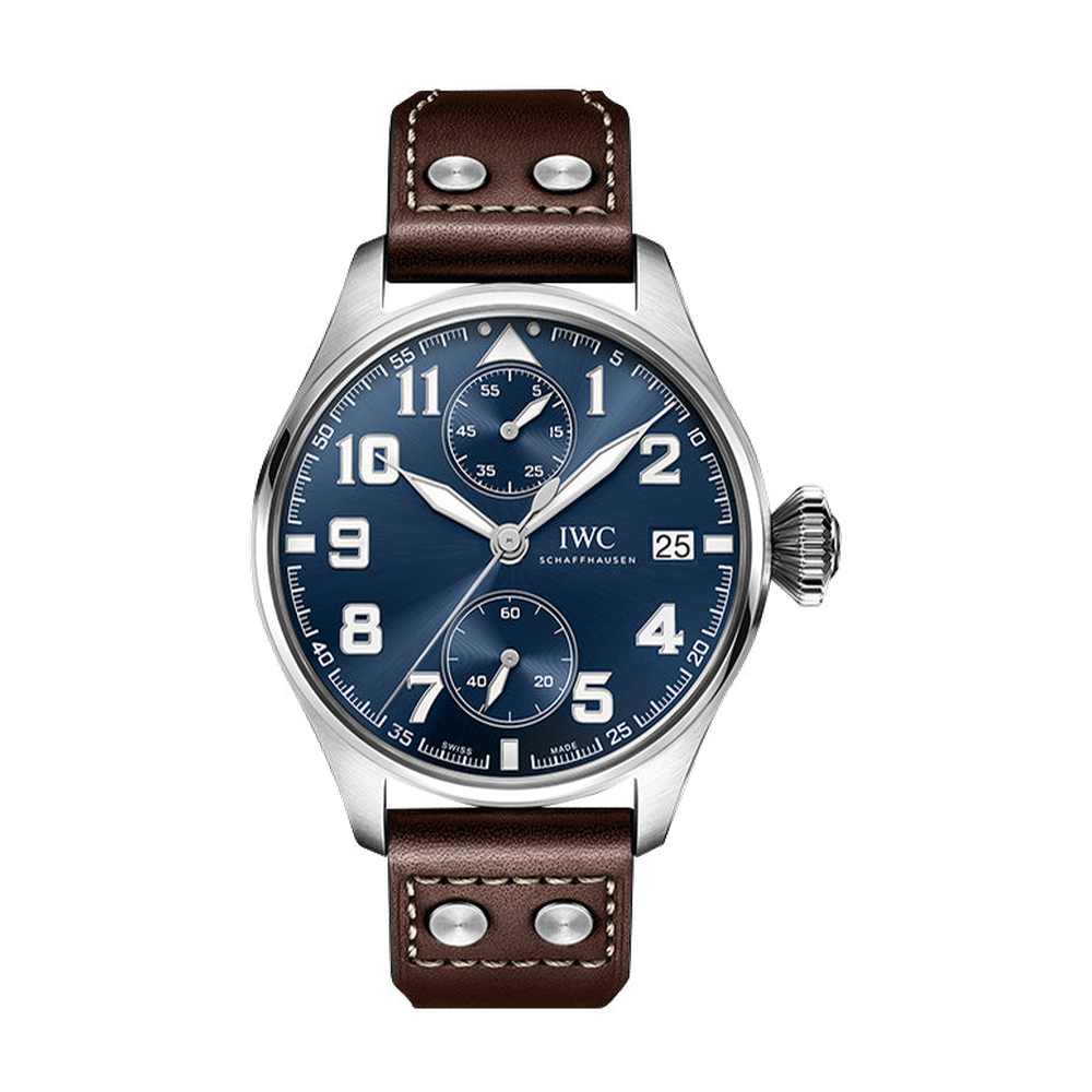 IWC Big Pilot’s Watch Monopusher Edition Le Petit Prince Blue / Navy Dial Straps