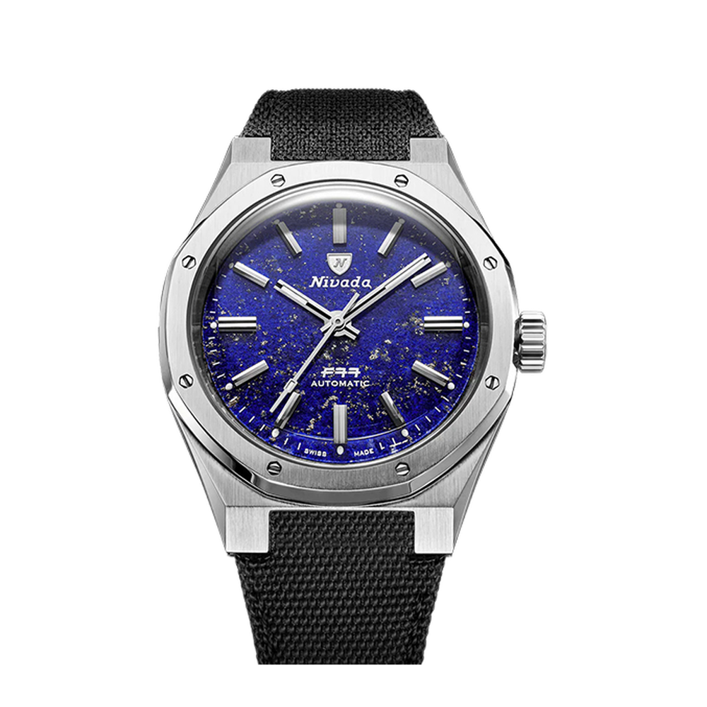 Nivada Grenchen F77 Titanium Lapis Lazuli Mk1 - 37Mm