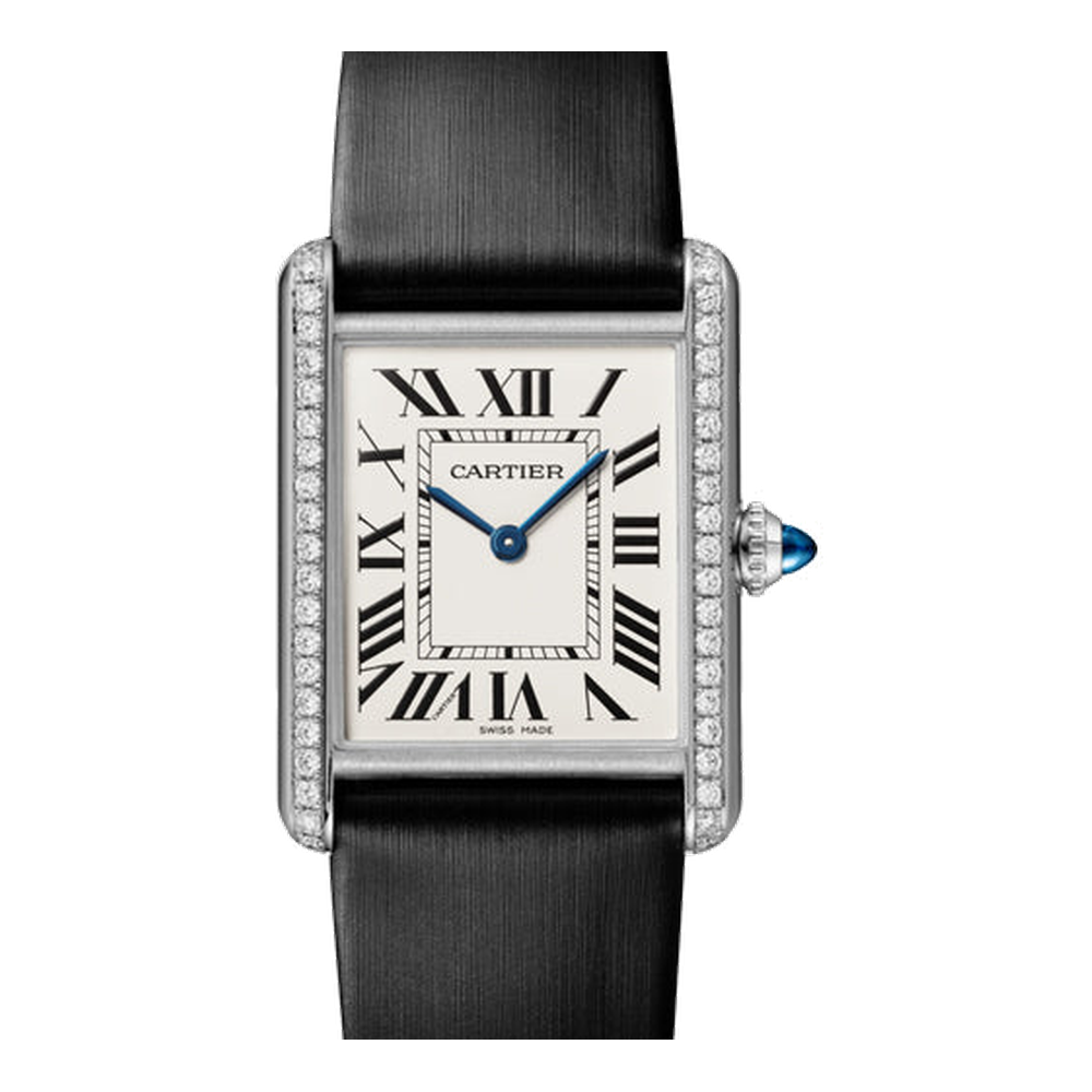 Cartier Tank Must Large White Dial Straps