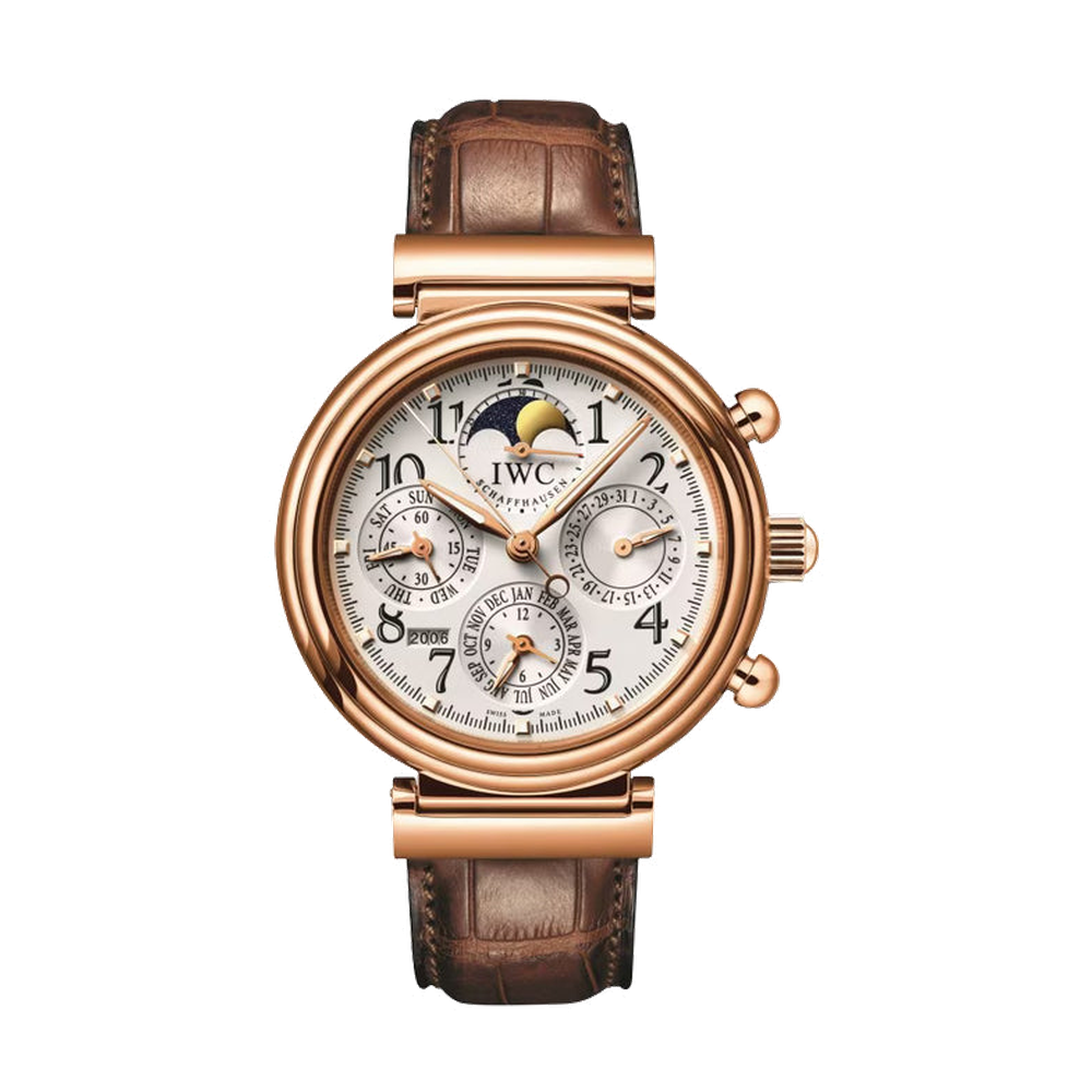 IWC Da Vinci Perpetual Calendar Brown Dial Straps