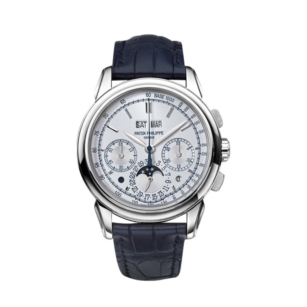 Patek Philippe Perpetual Calendar Chronograph 5270 KunstWerkUhr Grey Dial Straps