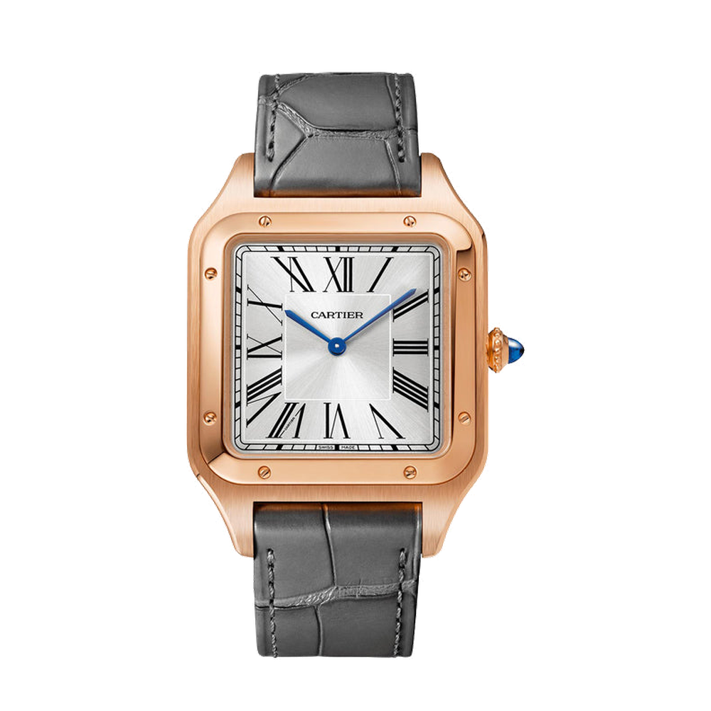 Cartier Santos Dumont XL White Dial Straps