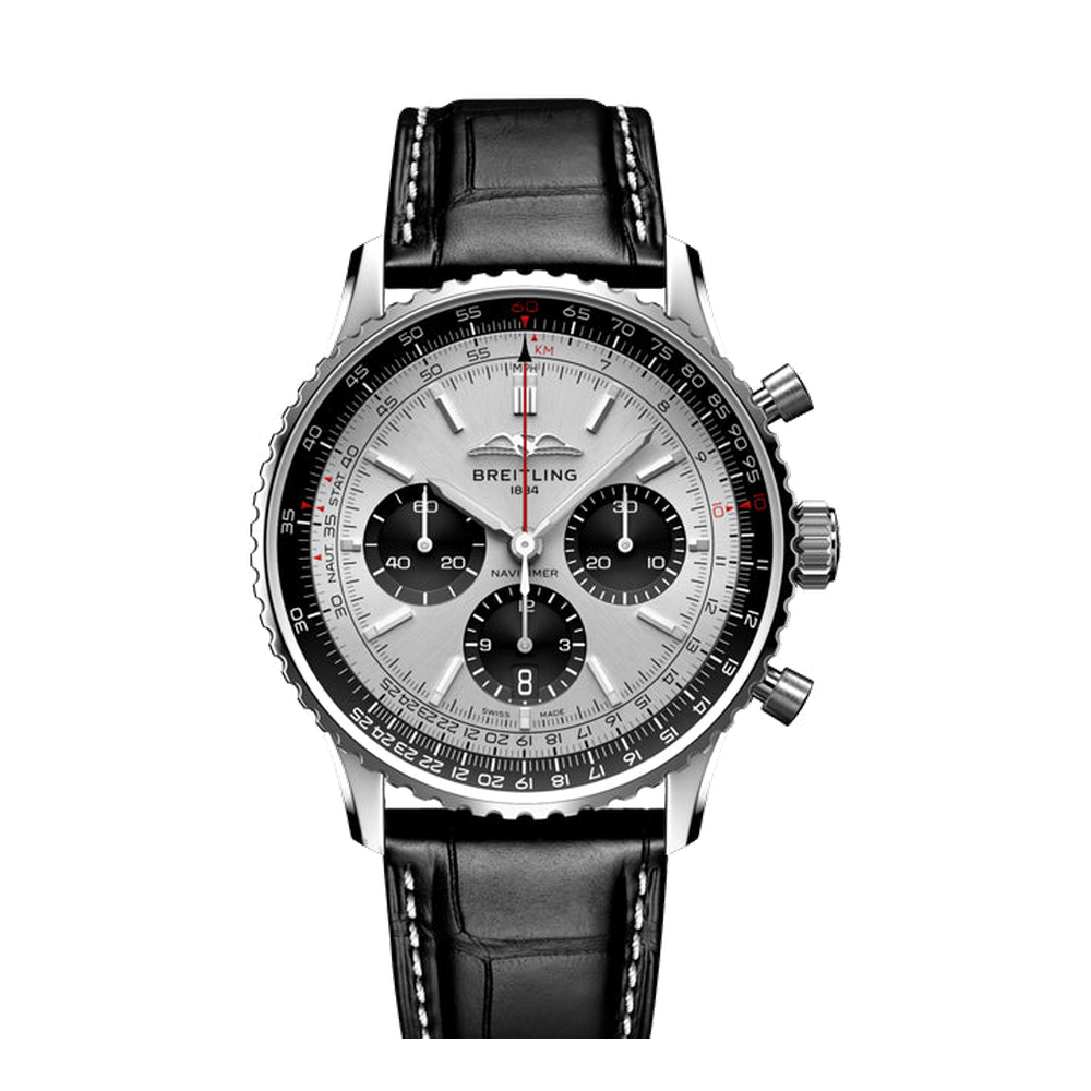 Breitling Navitimer B01 Chronograph 43 Grey Dial Straps