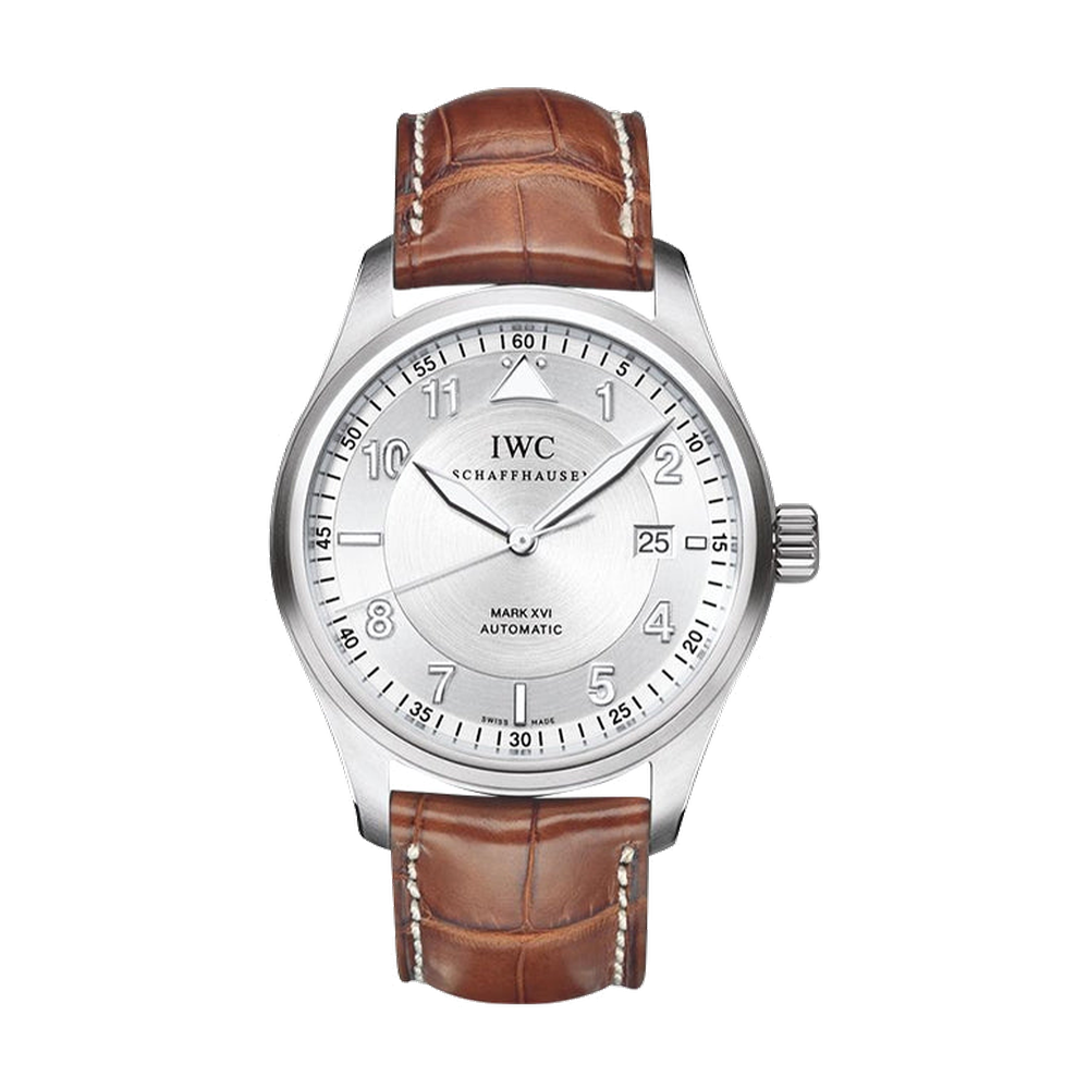 IWC Pilot's Watch Spitfire Mark XVI Stainless Steel / Silver / Strap