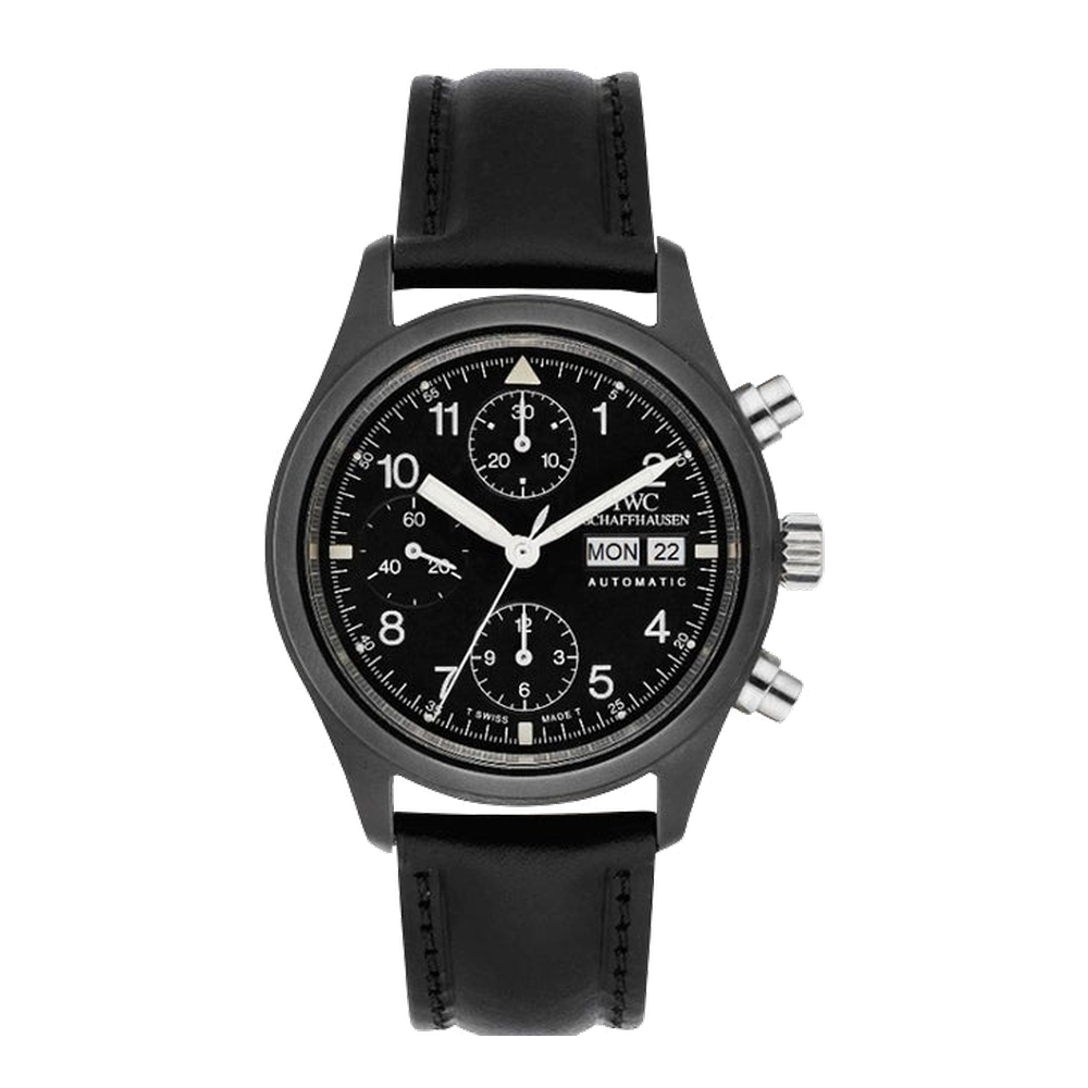 IWC Pilot's Watch Chronograph Ceramic / Italian / Strap
