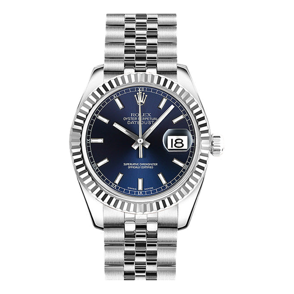 Rolex Datejust 31 Stainless Steel Fluted / Jubilee / Blue