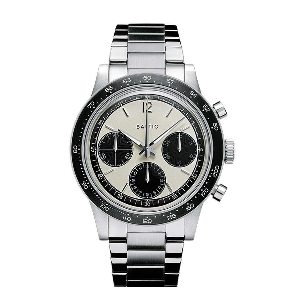 Baltic Scalegraph Classic Panda White Dial Straps